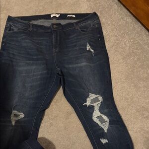 Women's Distressed Jeans